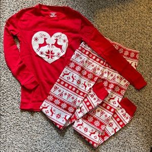 Little Pajamas Reindeer Girls Pajamas